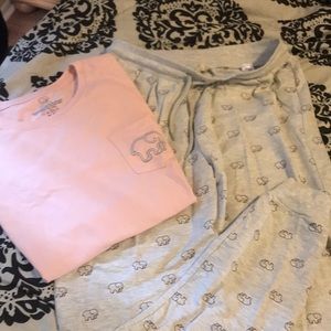 Matching long sleeve and jogger pants set